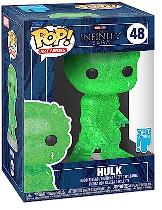Funko Pop! Artist Series: Marvel Infinity Saga - Object - Hulk - Green - Avengers - Collectable Vinyl Figure - Includes Premium Plastic Protector Display Case - Gift Idea - Official Merchandise