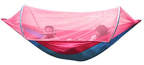 Hamaca con mosquitera, hamacas Dobles para Acampar, mosquitera, Impermeable, portátil y Liviana para mochileros, Caminatas, Viajes al Aire Libre