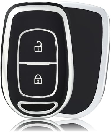 OFFCURVE Schlüsselhülle für Renault Dacia Logan Duster Dokker Sandero Clio | TPU Autoschlüssel hülle für Renault Dacia Logan Duster Dokker Sandero Stepway Spring Twingo Clio Scenic Master Laguna Symbol