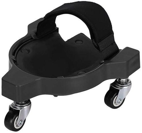 Luminexia Ginocchiere con rotelle mobili,Flessibili,Ginocchiera Scorrevole Multifunzionale,Ginocchiere con Ruote per lavori di Costruzione,Perfetto per Proteggere Le Ginocchia.