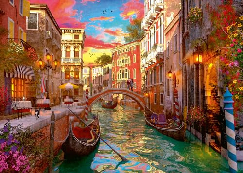 Ravensburger Venice Romance 1000 Piece Jigsaw Puzzles for Adults and Kids Age 12 Years Up
