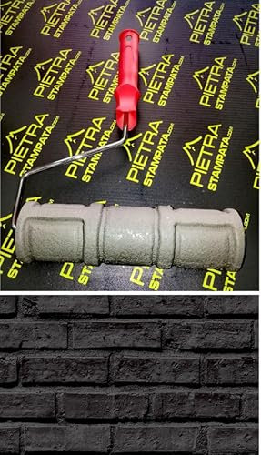 RULLO per intonaco stampato muro cemento stampato PIETRA roccia Decorative TEXTURE ROLLER