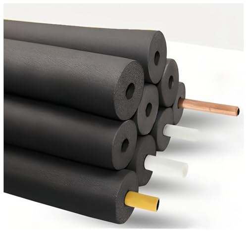 Black Antifreeze Pipe Insulation, Thick Foam Pipe, Pipe Cover Wrap Roll, Pipe Insulation Tube Cover Wrapping, Flexible High-Density Hose(ID34.0mmxT20.0mmxL2.0m)