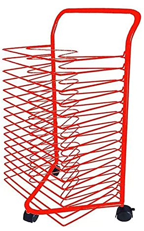 16-lagiger Kunst-Trockenständer, Trockenständer für pädagogische Produkte, platzsparendes Regal, oft geeignet für Künstler-Leinwandtafeln, Papier, Druckerzeugnisse (Größe: 32 x 43 x 85 cm) (32 x