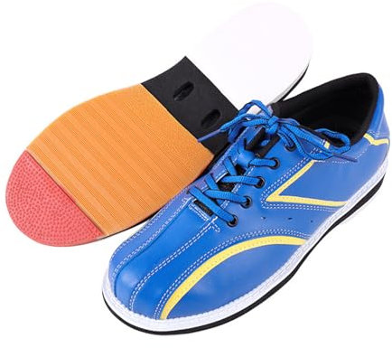 Viaoragiosa Ladies Bowling Shoes,Mens Bowls Shoes,Lawn Bowls Shoes Mens,Indoor Bowling Shoes,Mens Lace Up Bowling Shoes,Anti-Slip Wear-Resistant Breathable,For Right Or Left Handed Bowlers