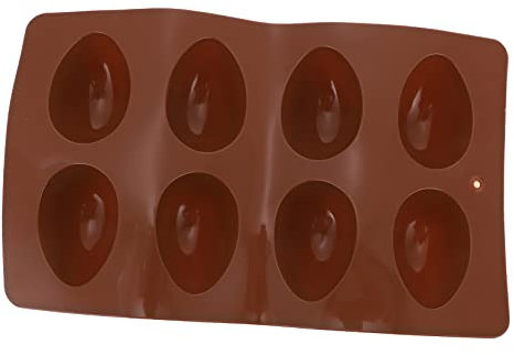 Amosfun Osterkuchenformen-set 8 Mulden Silikon-backformen Pralinenformen Bonbonformen Schokolade Süßigkeitenformen für Ostern Valentinstag Geburtstag Weihnachten