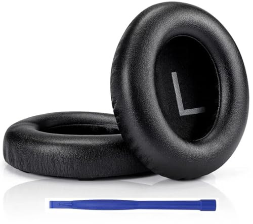 HRGTG Ohrpolster für Bose 700 (NC700) kabellose Kopfhörer mit Geräuschunterdrückung (Schwarz)