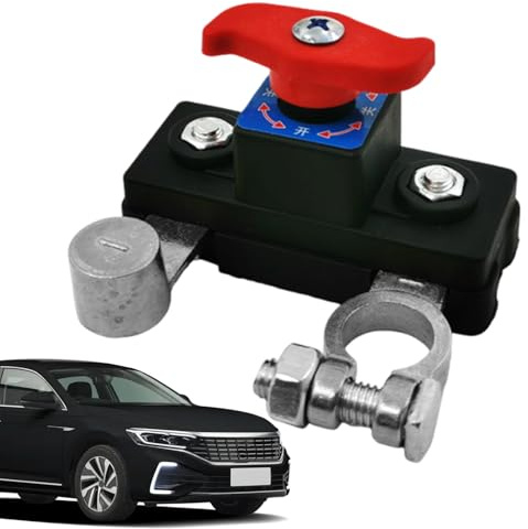 Disjoncteur de Batterie - Coupe-Batterie 12V 24V - Cosses Auto Renforcées pour Camping-car, Bateau, Utilitaire