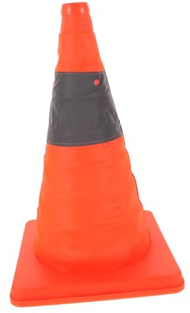 VILLFUL Conos de Tráfico Plegables con Características Reflectantes para Seguridad Gestión y de Construcción para Entrenamiento y Delimitación de Áreas