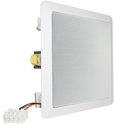 Visaton VS-DL18/2SQ - Altavoces (16,51 cm (6.5), 40W, 60W, 70-20000 Hz, 2 cm, Color blanco)