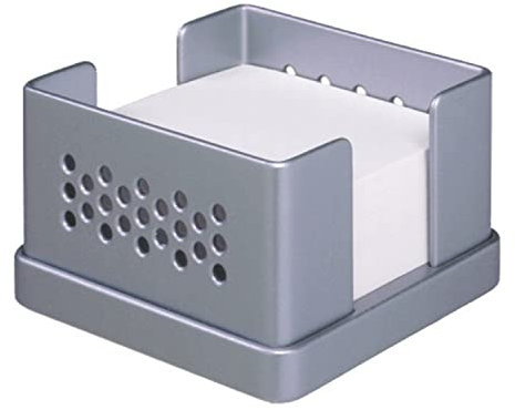 MEMO 944 Zettelbox aluminiumfarben von Rexite
