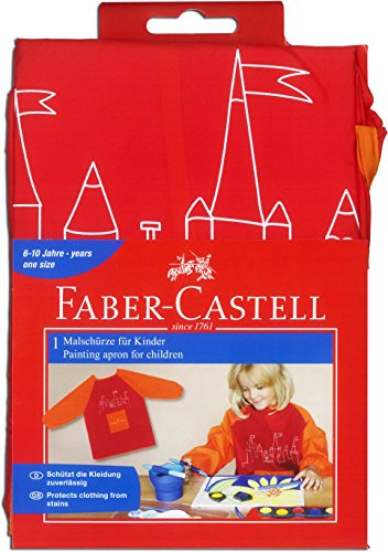 MPD Malschürze rot/orange, Faber-Castell