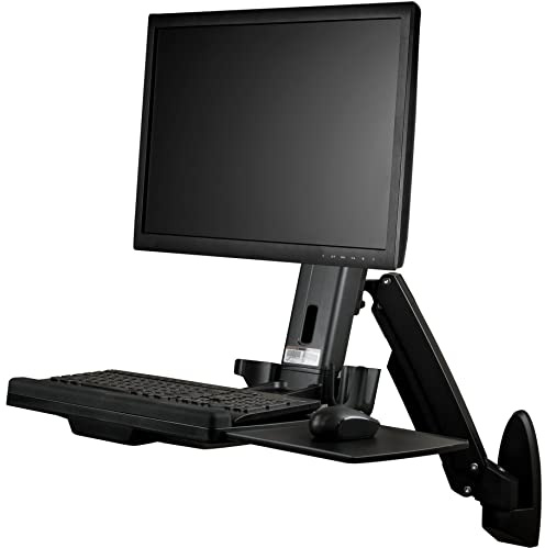 WALL MOUNTED SIT STAND DESK FOR