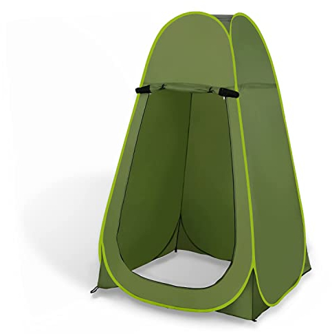 Portable Outdoor Instant Pop Up Tent For Privacy Camping Shower, Toilet & Changing Room by Denny International® (Green)