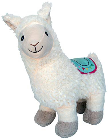 Wagner 5050 - Riesen Plüschtier XXL Plüsch Lama Alpaka - 80 cm Gross in Weiss Plüschlama Kuscheltier