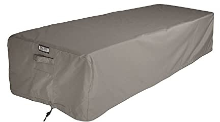 Raffles Covers Wetterschutzhülle für Sonnenliege 210 x 75 cm | Atmungsaktiv | Wasserdicht | UV - beständig | Doppelt genähte, PU-versiegelte Naht | Elastischer Kordelzug |