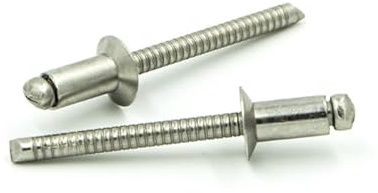 IERO - Rivetti a strappo IERO Inox A2/Inox A2 Testa Svasata 4.8x12.0mm ISO1