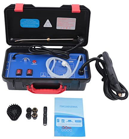 Loohacp 3-in-1 Hochtemperatur Dampfreiniger KFZ Steam Cleaner Reinigungsmaschine 2-3.5bar，Hochdruck Dampfreiniger，Handheld Super Dekontamination ProfigeräT