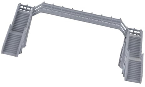 CORHAD Footbridge Building Model for Table Decor Diy Material Plastic Footbridge Model for Doll House Supplies