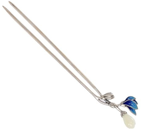 WEKADRIN Eleganter Haarschmuck Jade-blüten-haarstab Für Hochzeiten Partys Und Besondere Anlässe Leicht Und Klassisch Für Frauen Und Vintage-liebhaber