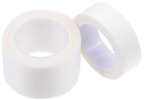 Healeved Sawtooth Breathable Adhesive Dressing Tape 2pcs (1.25cm x 5m 2.5cm x 5m) Low Allergy Pressure Tape for Wound Care
