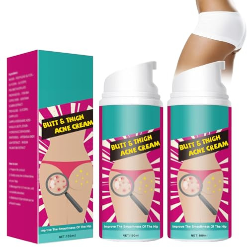Eazerom 41 100ml*2 Glúteos Tratamiento Crema,Tratamiento de Limpieza de Granos de Glúteos,Butt Acne Cream,Butt Acne Cream Crema Para Eliminar El Acné En Los Glúteos,Restaura La Piel Suave