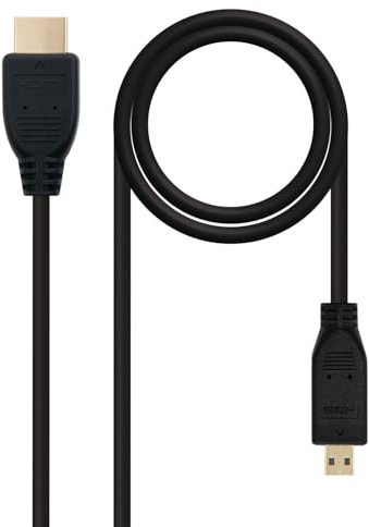 Brightium Cavo Micro HDMI V1.4 (alta velocità, HEC) A M-D M, 0,8 m, ideale per collegare dispositivi audio e video.
