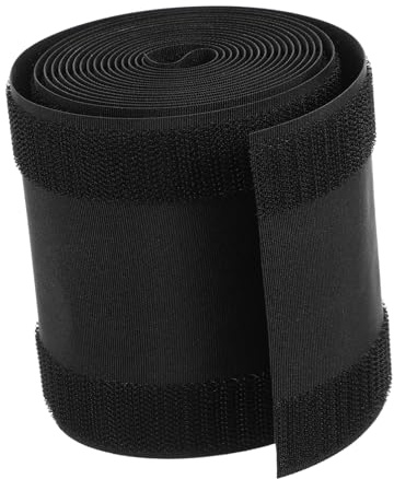 DIYEAH Manchon de Protection de Câbles Auto-Agrippant pour Tapis Sangle de Gestion de Câbles Cache-Câbles de Sol 3M Facile à Installer pour Bureau et Maison Noir