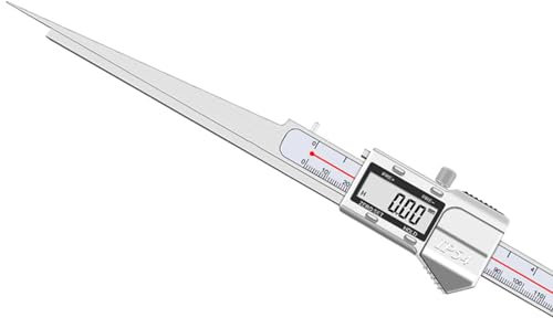 GZPKJ Calibro di Conicit Digitale, Calibro di Gioco, Calibro di Saldatura a Cuneo, Campo di Misura 1-50 Mm Opzionale, Precisione 簣0,03 Mm, Risoluzione 0,01 Mm, per Componenti Elettrici/per Stampi