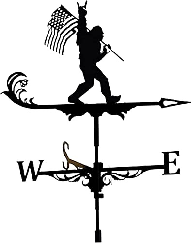 Girouette, indicateur de Direction du Vent, Outil de Mesure du Vent pour Jardin, pour décoration de Jardin extérieur, Artisanat, Ornements, Installation sur Toit