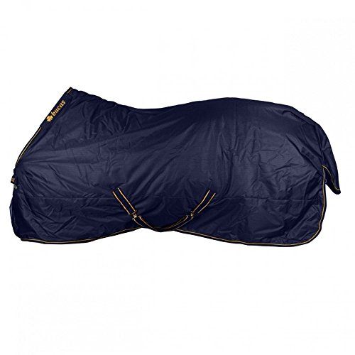 Bucas Irish Turnout Extra Classic, Weidedecke, Navy/gold, Rückenlänge 165 cm