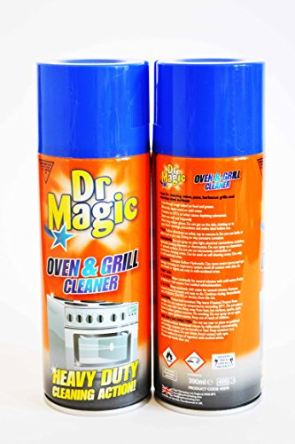 DR MAGIC OVEN & GRILL CLEANER HEAVY DUTY CLEANING ACTION SPRAY CAN 390ml