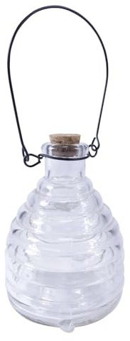 Buri Cristal Avispas 9x13, 5cm Trampas para Insectos Atrapamoscas del Colector de Avispa