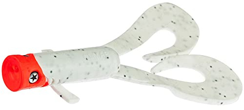 LMAB Drunk Dancer 15 cm & 23 cm - Doppel-Twister Angelköder - Gummiköder für: Hecht & Zander - Hechtköder Zanderköder - Kunstköder Twinler Pike (23 cm, Stracciatella Sara)