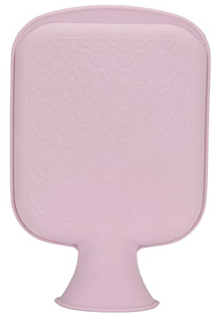 Bouteille d'eau Chaude en Silicone 800 Ml d'épaisseur Bouillotte Douce pour un Usage Domestique âgé (Violet)