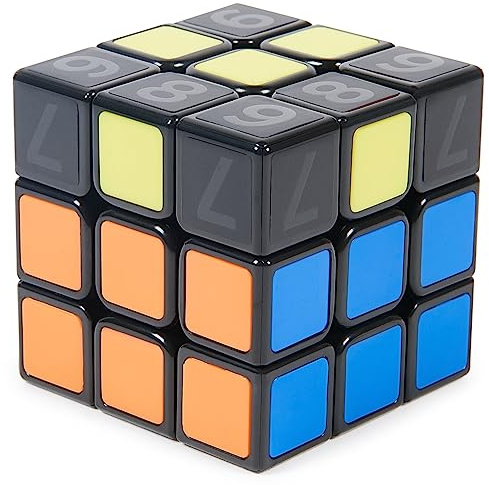 Rubik's Coach Cube Lär dig att lösa en 3x3-kub med guide, klistermärken och videor | Stressavlastande leksak | Leksakskub för vuxna | Från 8 år