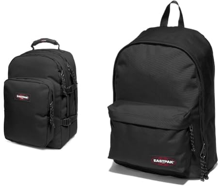 EASTPAK PROVIDER Rucksack, 111 cm, 107 L, Black (Schwarz) & OUT OF OFFICE Rucksack, 76 cm, 72 L, Black (Schwarz)