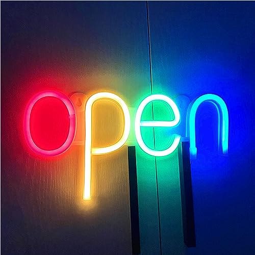 LED-Schild „Offen“ für Geschäftsfenster, Tür, LED-Neon-Schild „Offen“, Hohe Helligkeit, Wasserdicht, Mini-Neon-Schild „Offen“ für Kleine Unternehmen, Geschäfte, Bars, Hotels,