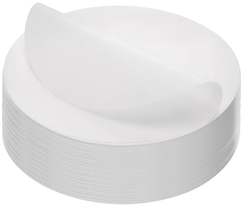 ZEONHAK 800 Pcs 20cm Round Baking Parchment Circles, 8 Inch Baking Paper Cake Liners, White Baking Tin Liners for Cooking