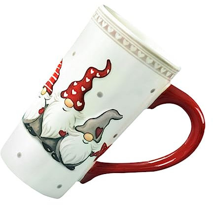 CAXUSD Keramik-trinkbecher mit Weihnachtsbaum Weihnachtsbecher für Jungen und Mädchen Tassen Becher Aus Porzellan Süßigkeitenbecher