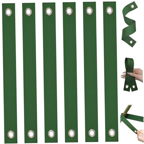 Baumgurte zum Abstecken 6 Stück 5,1x40,6 cm Aststütze mit Loch Hurrikanschutz strapazierfähige Baumgurte Nylon-Baumbinder zur Unterstützung neu gepflanzter Setzlinge Aststütze