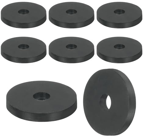 QUARKZMAN 12 Piezas de Espaciador 1-9/16 Pulgadas de Diámetro Exterior | de Goma Gruesa, 12 Pulgada de Diámetro Interior x 3/16 Pulgadas de Grosor
