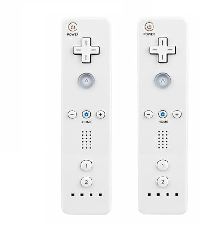 YUDEG Controller Wii, confezione da 2, ricambio per telecomandi Wii