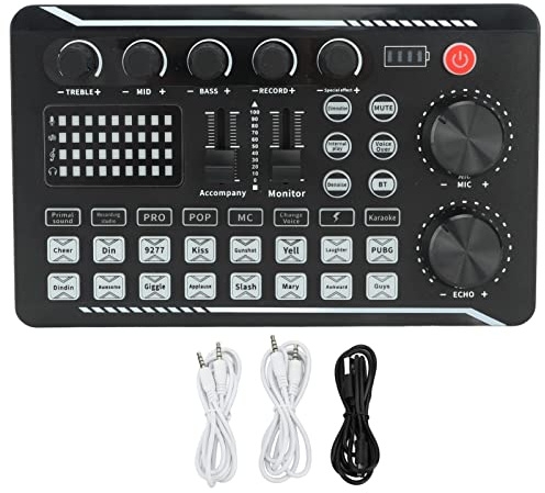 Live -Soundkarte Bluetooth Rauschreduktion Voice Changer Sound Mixer für Streaming Podcasting -Gaming -Events