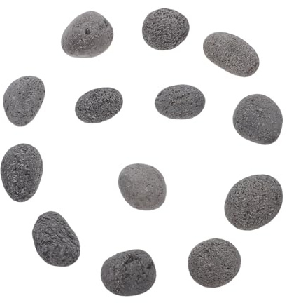 GALPADA Pietre Laviche Vulcaniche per Fire Pit Pietre Riutilizzabili per Focolare e Barbecue Rocce Naturali per Decorazione Esterna e Interna Uso Versatile per Giardino e Patio
