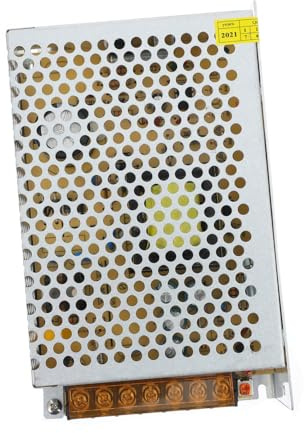 FUNNETOYU Fuente de Alimentación Conmutada Regulada para Iluminación LED y Automatización Industrial con Carcasa de Hierro Segura y Disipación Rápida