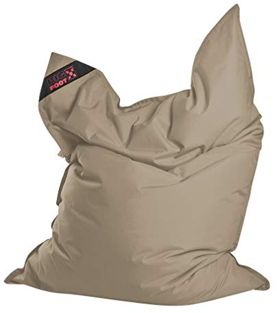 Sitting Point Bigfoot Scuba - bequemer Sitzsack - 130x170x20cm - 380L - Indoor/Outdoor - Made in Germany - Khaki
