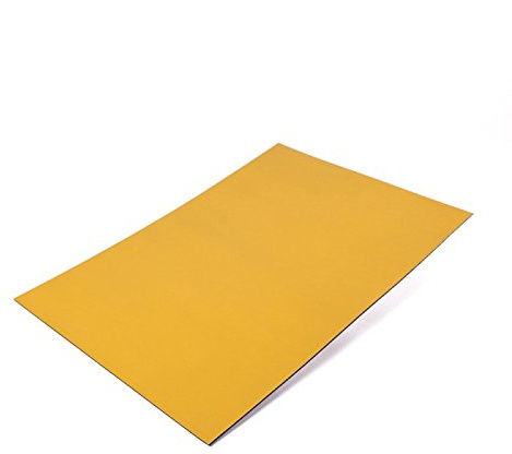 10 x Farbige Magnetfolie DIN A4 Format zum Beschriften und Zuschneiden, Farbe: gelb