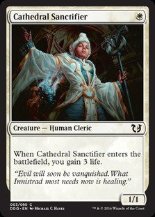 Magic: the Gathering - Santificador de catedral - mazos de duelo: bendito vs maldito