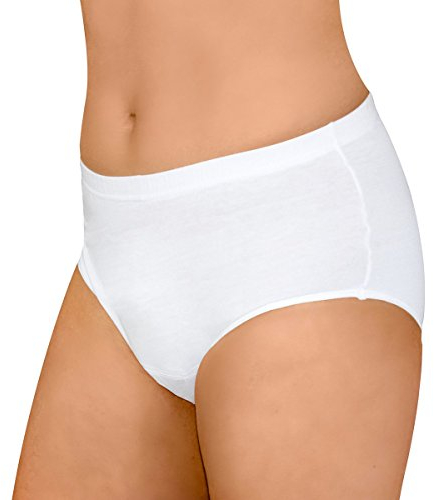 Hydas Inkontinenzslip für Damen mit integrierter Saugeinlage, waschbar, Größe 42 / 44